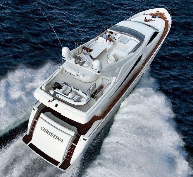 Ferretti 881 Christina © Yachting Unlimited . http://www.yachtingunlimited.com.au